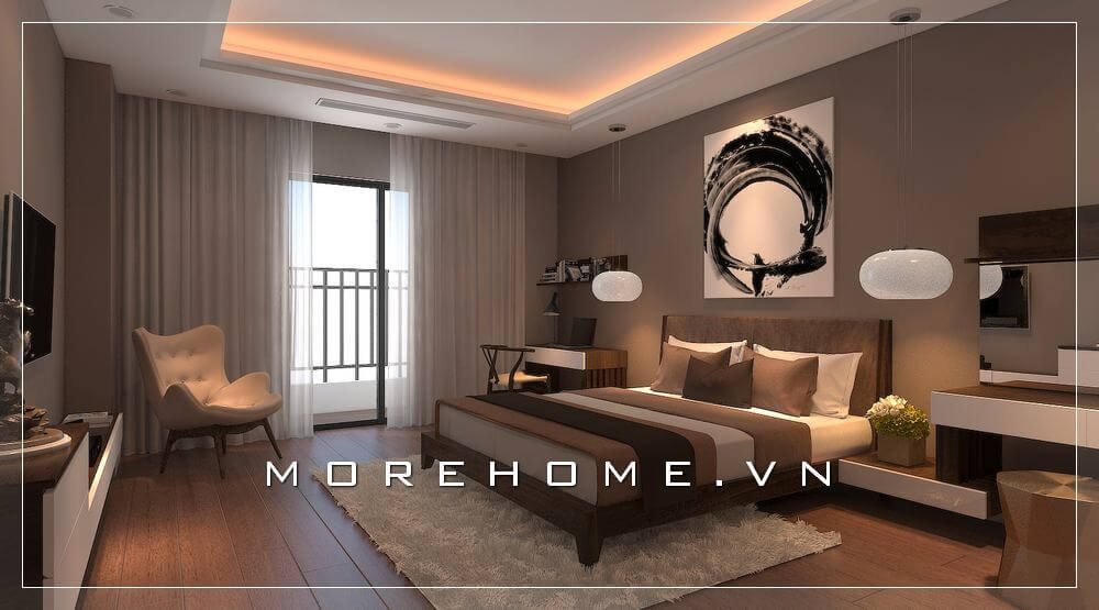 Giường ngủ chung cư gỗ công nghiệp Giường ngủ chung cư gỗ công nghiệp